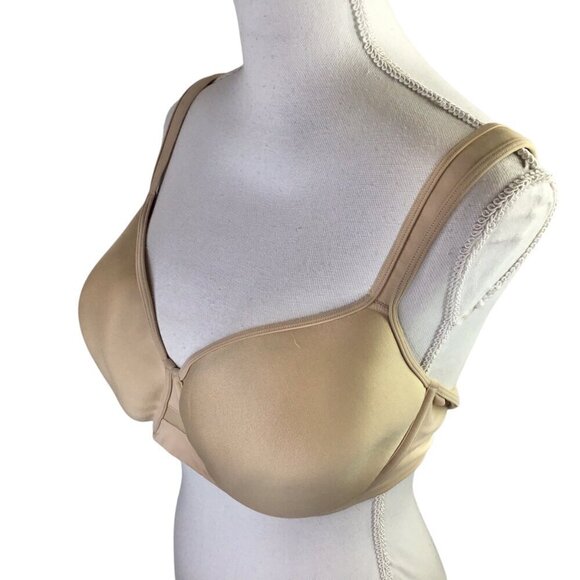 Bali Bra One Smooth U Ultra Light Minimizer Nude Beige 42C 3490 Breathable - Picture 1 of 7
